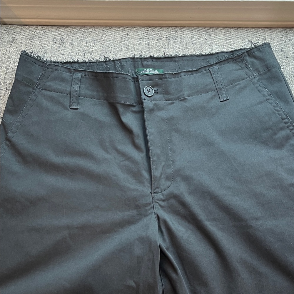 Dark grey baggy wide leg pants never worn
